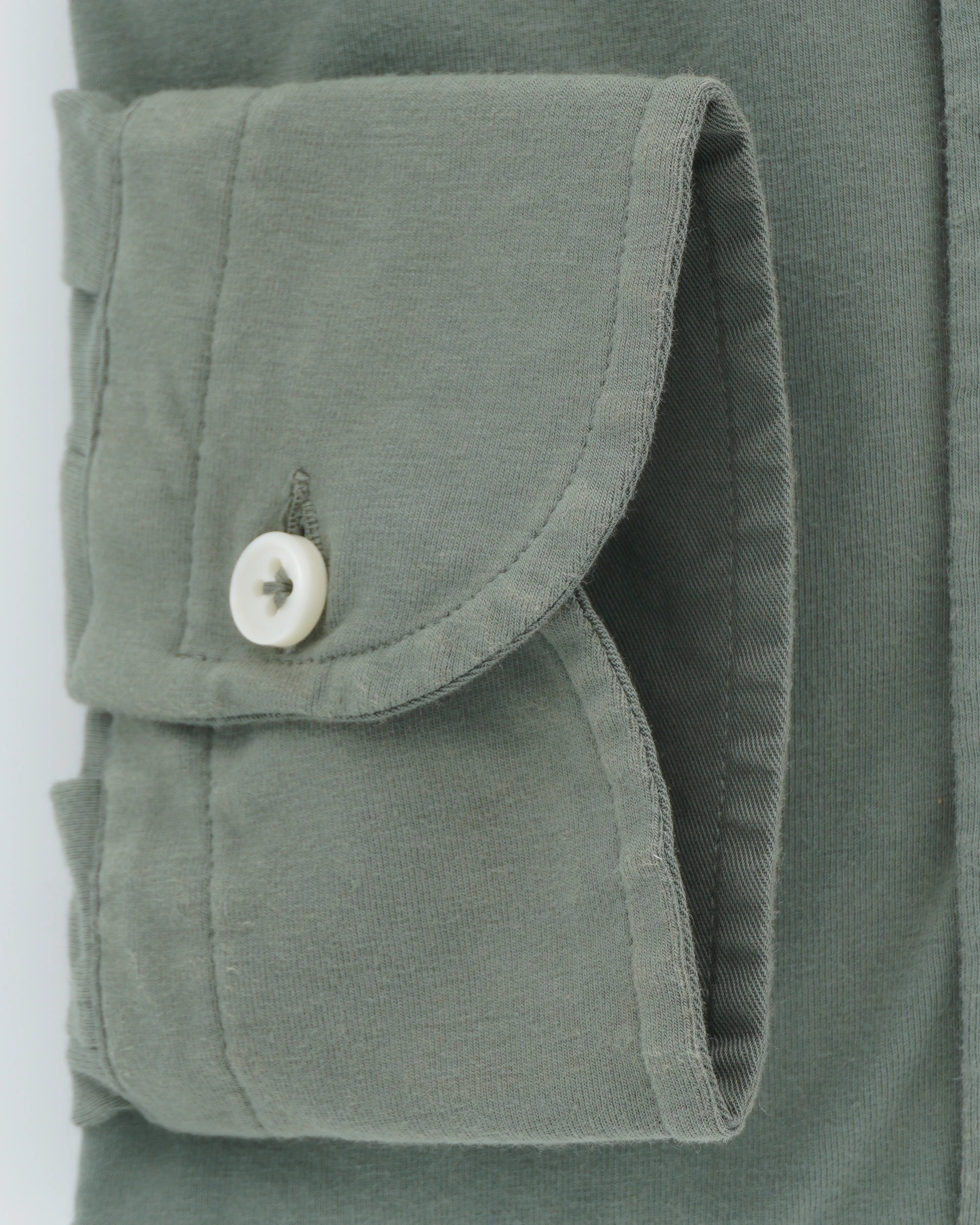 Sonrisa Shirt Washed Cotton Jersey Green