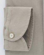 Sonrisa Shirt Washed Cotton Jersey Light Beige