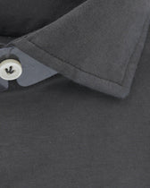 Sonrisa Shirt Washed Cotton Jersey Grey Brown