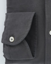 Sonrisa Shirt Washed Cotton Jersey Grey Brown