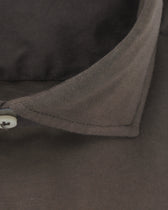 Sonrisa Shirt Washed Cotton Jersey Brown
