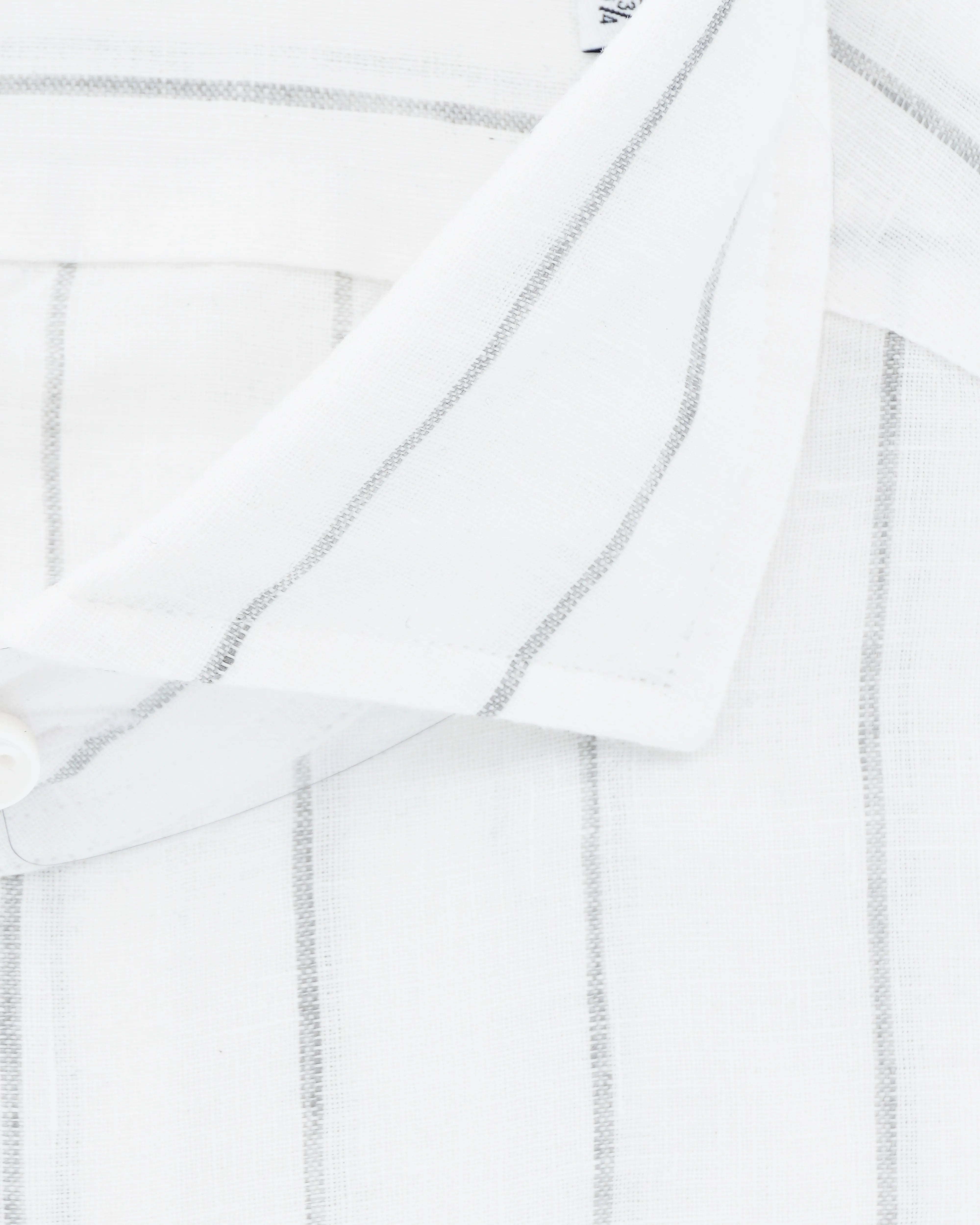 Sonrisa Shirt Pure Linen Striped White
