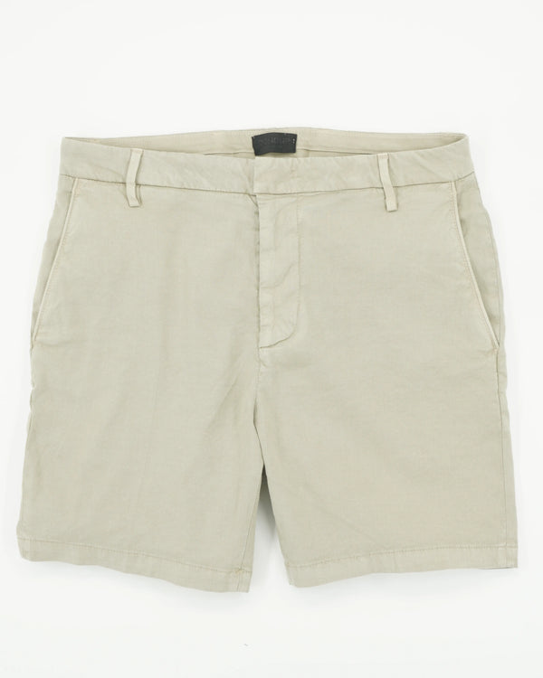 Dondup Shorts Linen Blend Stretch Beige