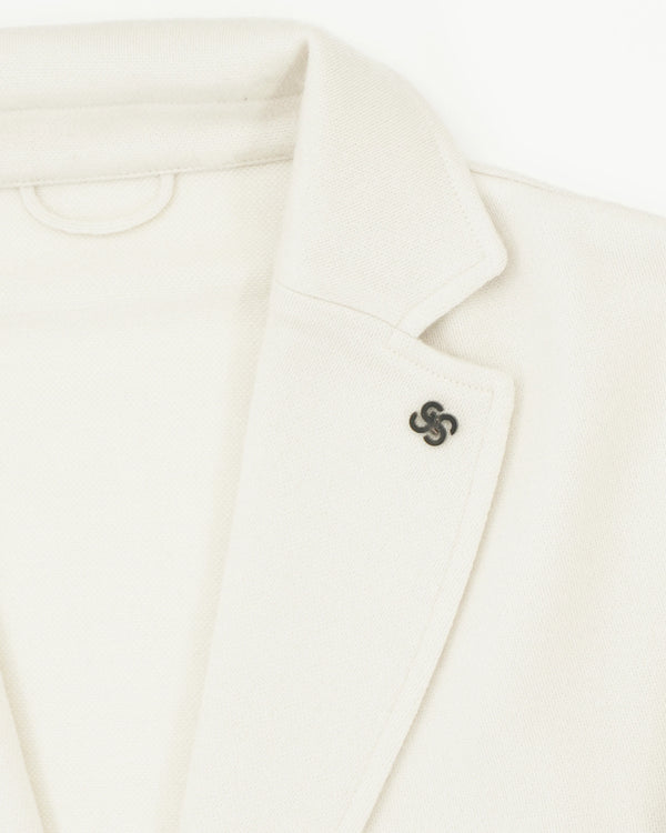 Gran Sasso Knitted Jacket Virgin Wool Cream