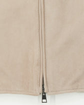 Zonda Vest Suede Unpadded Light Beige