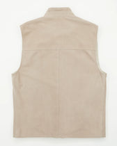Zonda Vest Suede Unpadded Light Beige