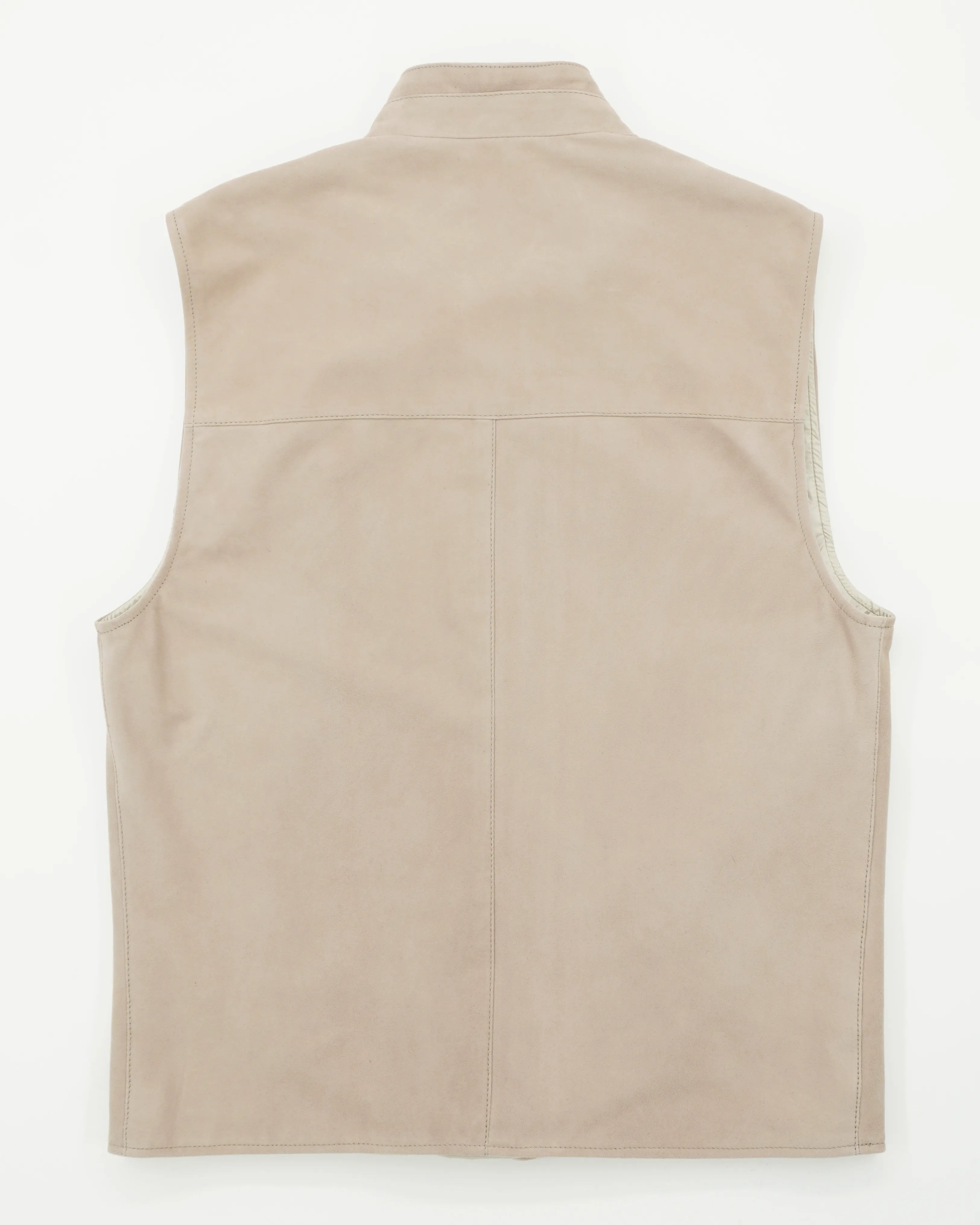 Zonda Vest Suede Unpadded Light Beige
