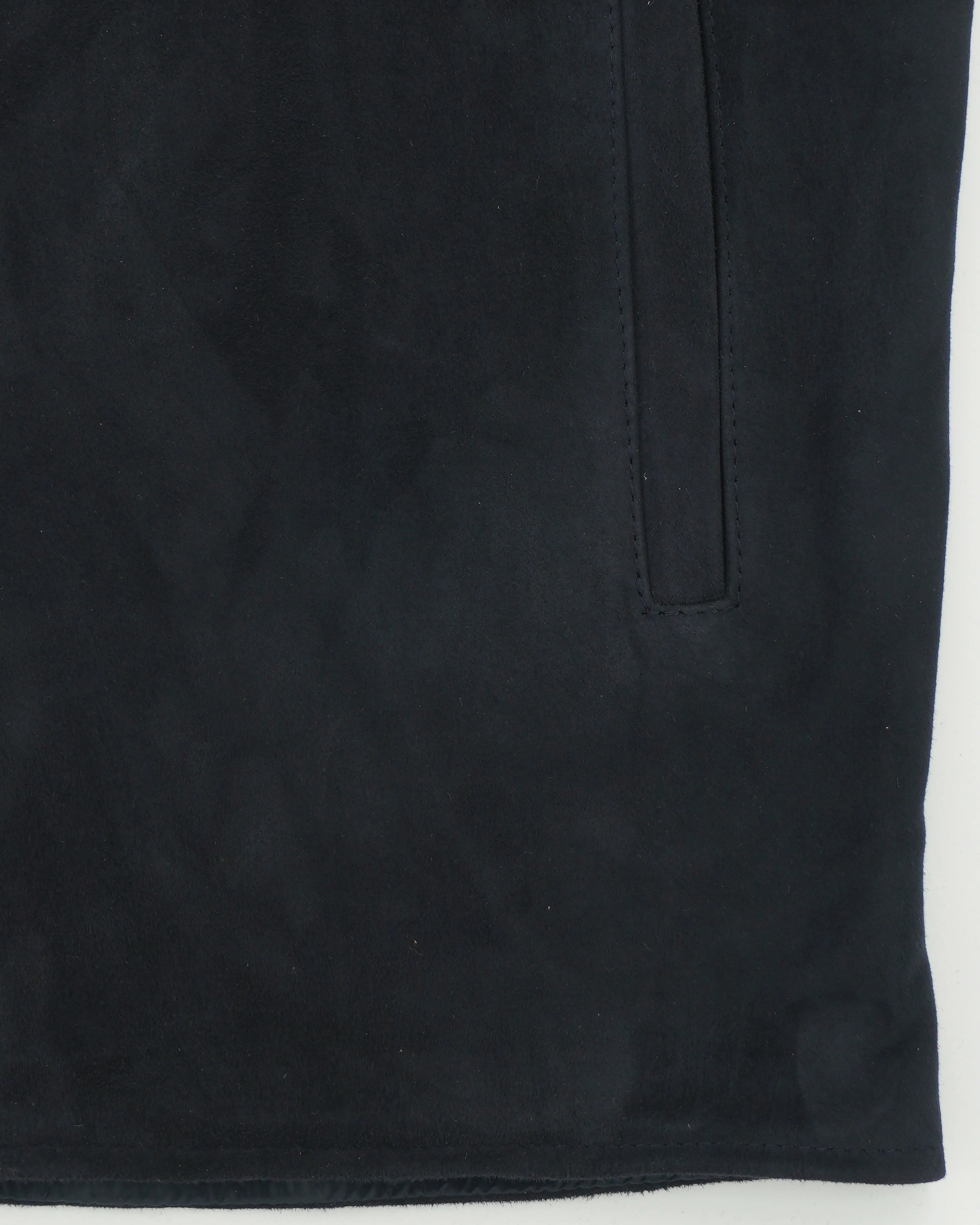 Zonda Vest Suede Unpadded Navy