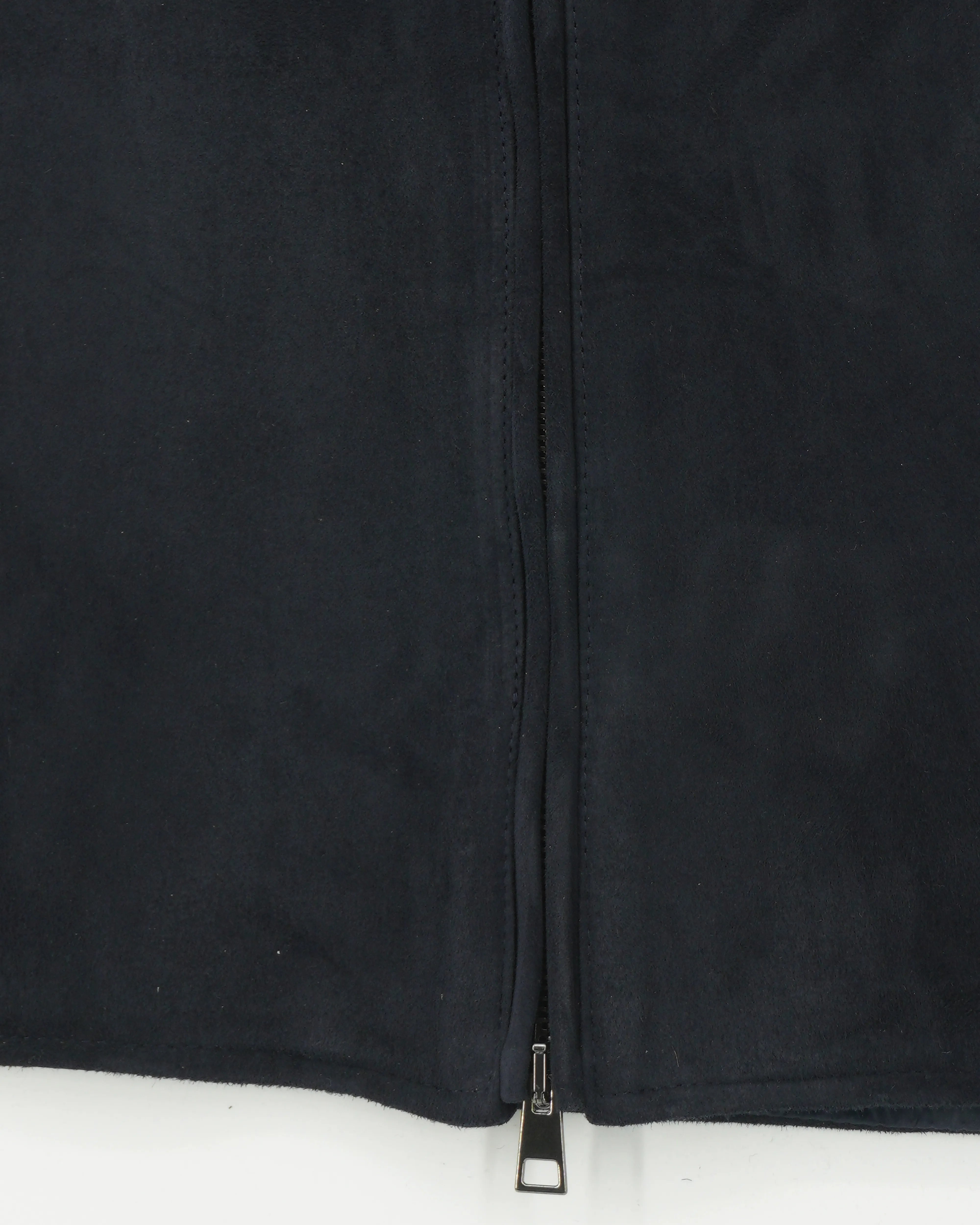 Zonda Vest Suede Unpadded Navy