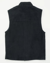 Zonda Vest Suede Unpadded Navy