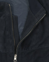Zonda Vest Suede Unpadded Navy
