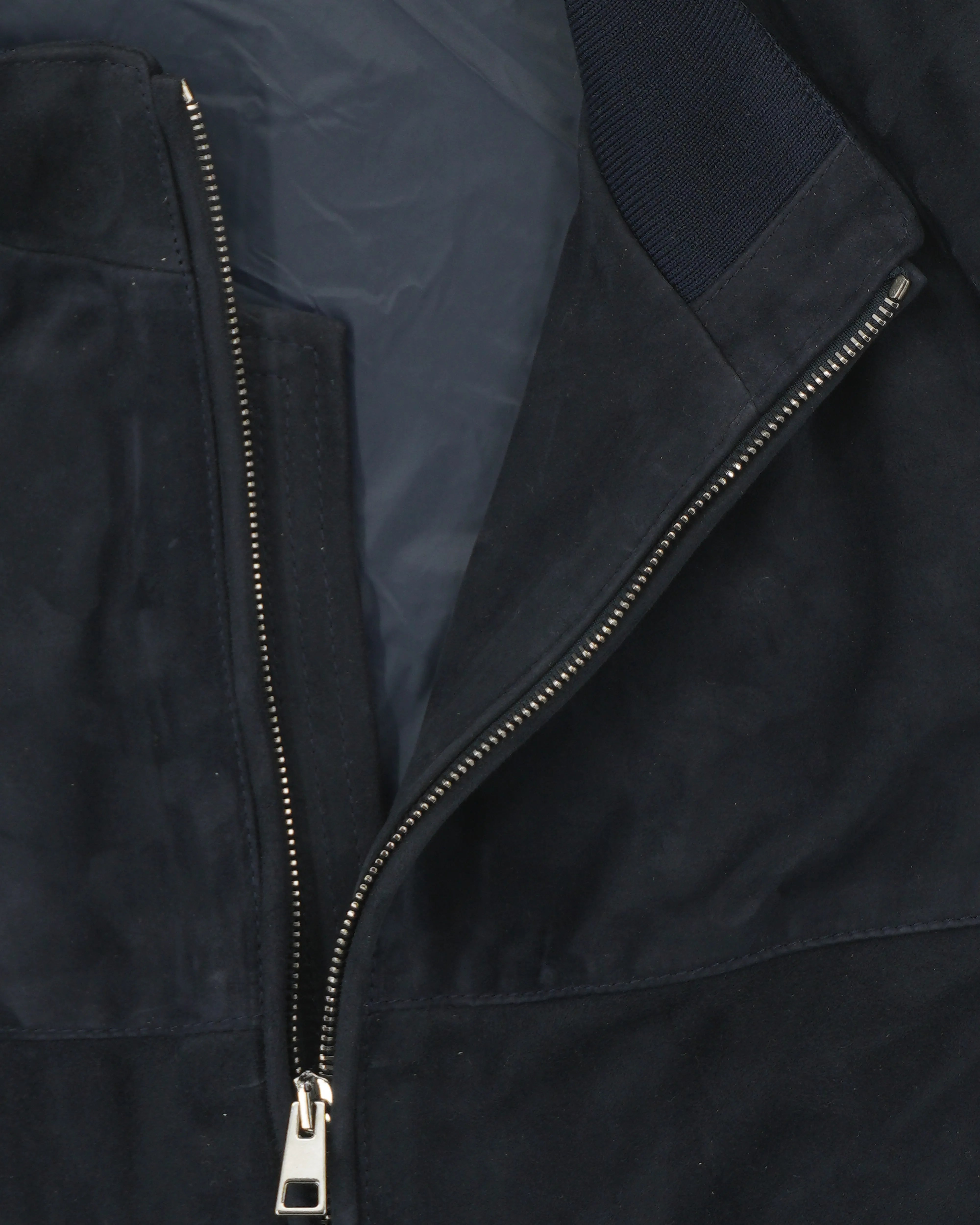 Zonda Vest Suede Unpadded Navy