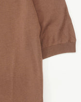 Gran Sasso Polo Shirt Pure Silk Camel