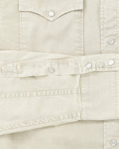 Dondup Western Shirt Garment Dyed Beige