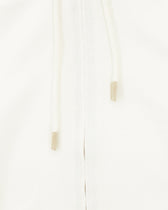 Gran Sasso Hoodie Cotton Cashmere Cream White