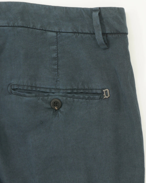 Dondup Spiritissimo Linen Blend Stretch Navy