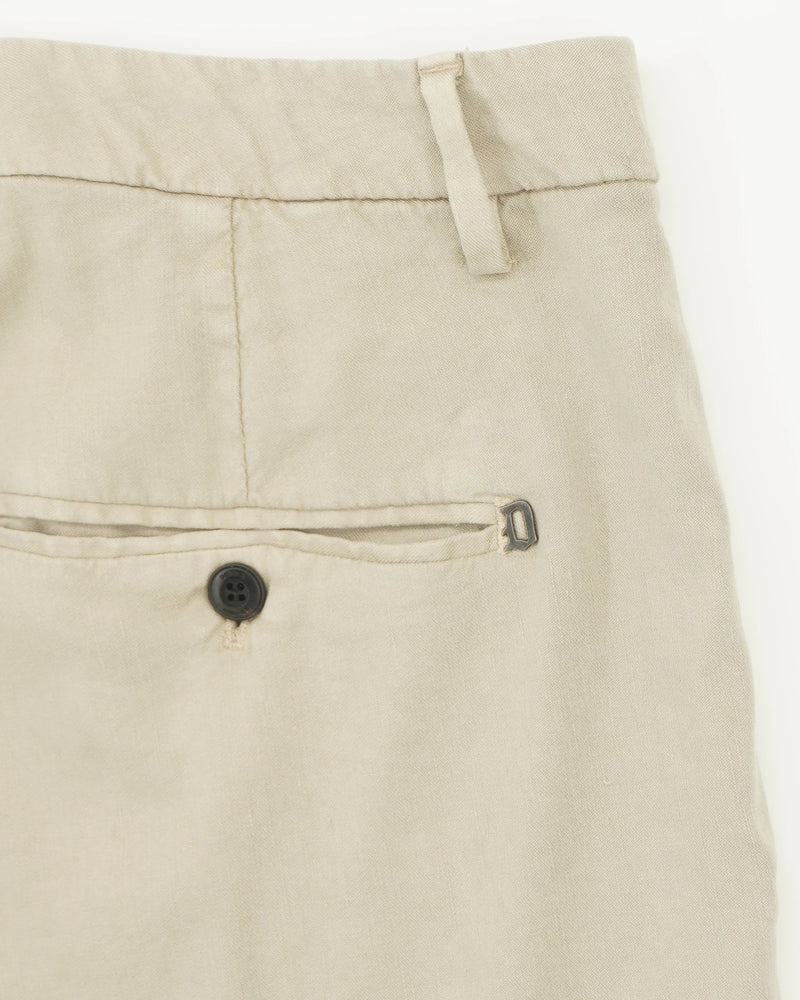 Dondup Spiritissimo Linen Blend Stretch Beige