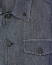 Gran Sasso Field Jacket Rinse Denim Dark Blue