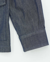 Gran Sasso Field Jacket Rinse Denim Dark Blue