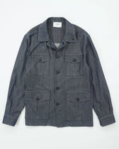 Gran Sasso Field Jacket Rinse Denim Dark Blue
