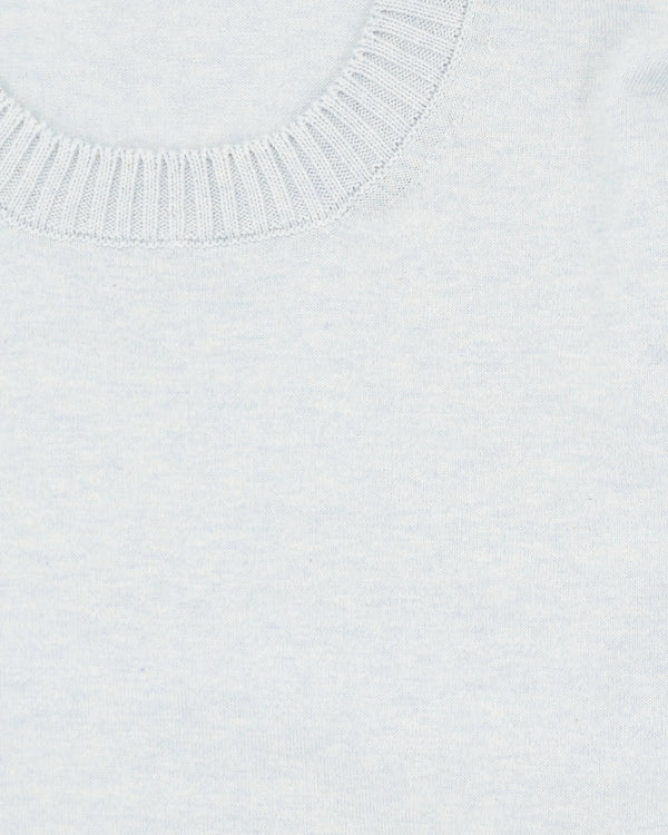 Gran Sasso Pullover Cotton Cashmere Light Blue