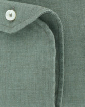 Xacus Shirt Pure Linen Regular Fit Green