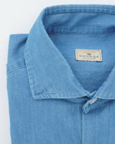 Sonrisa Shirt Washed Denim Medium Blue