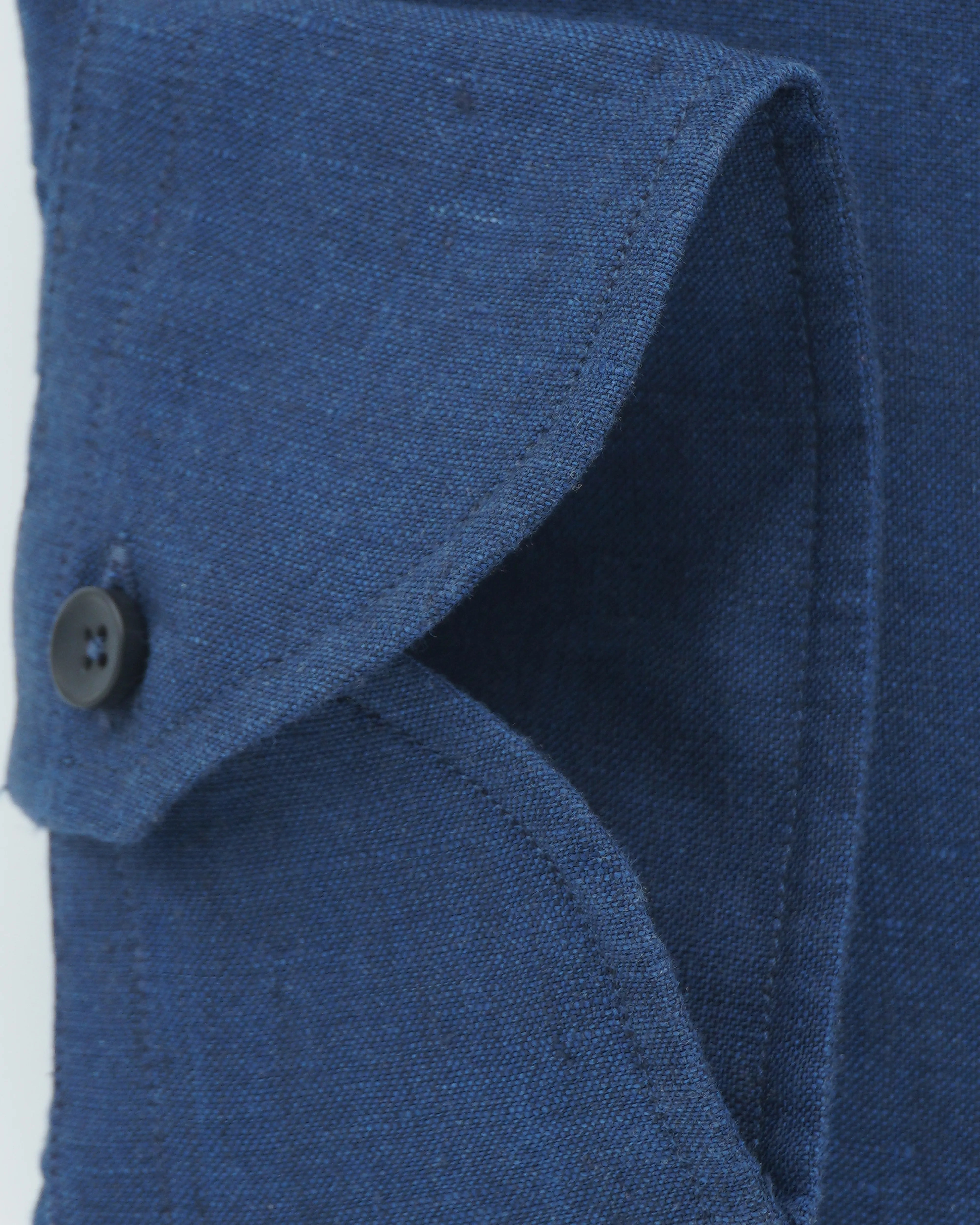 Xacus Shirt Pure Linen Regular Fit Navy