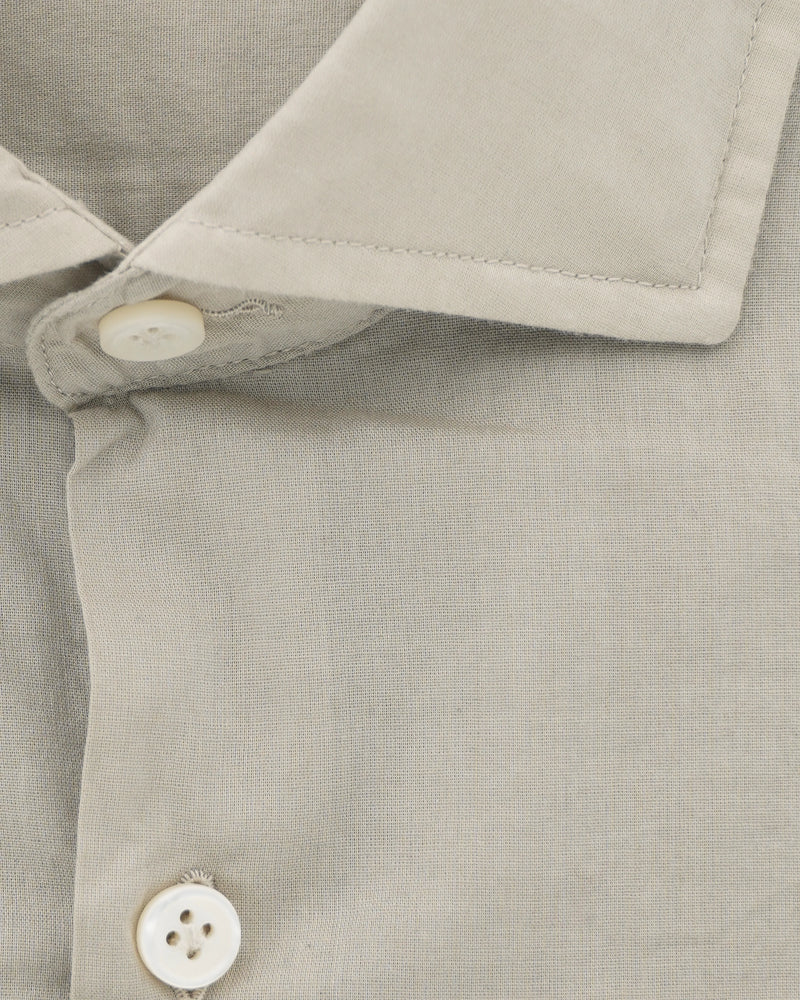 Sonrisa Shirt Lightweight Cotton Stretch Light Beige