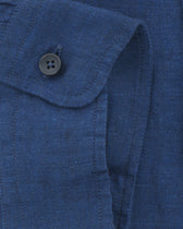 Xacus Shirt Pure Linen Slim Fit Navy