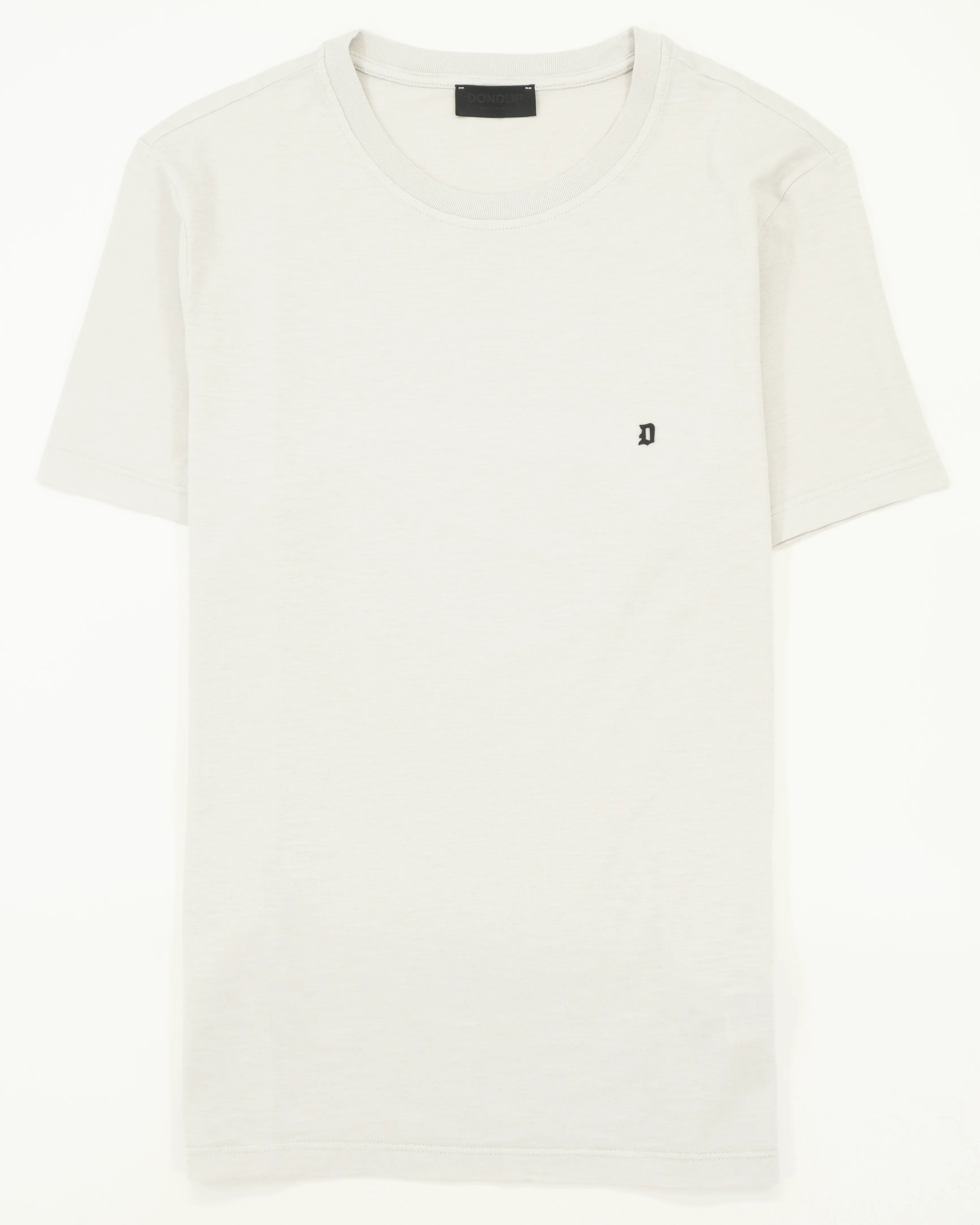 Dondup T-Shirt Washed Cotton Light Grey