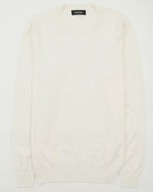 Gran Sasso Pullover Cotton Cashmere White