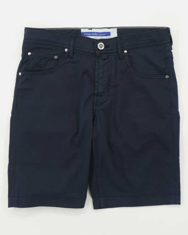 Jacob Cohen Shorts Nicolas Garment Dyed Navy