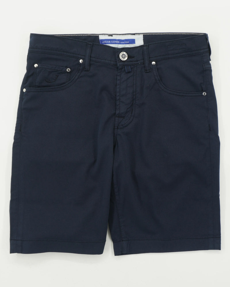 Jacob Cohen Shorts Nicolas Garment Dyed Navy