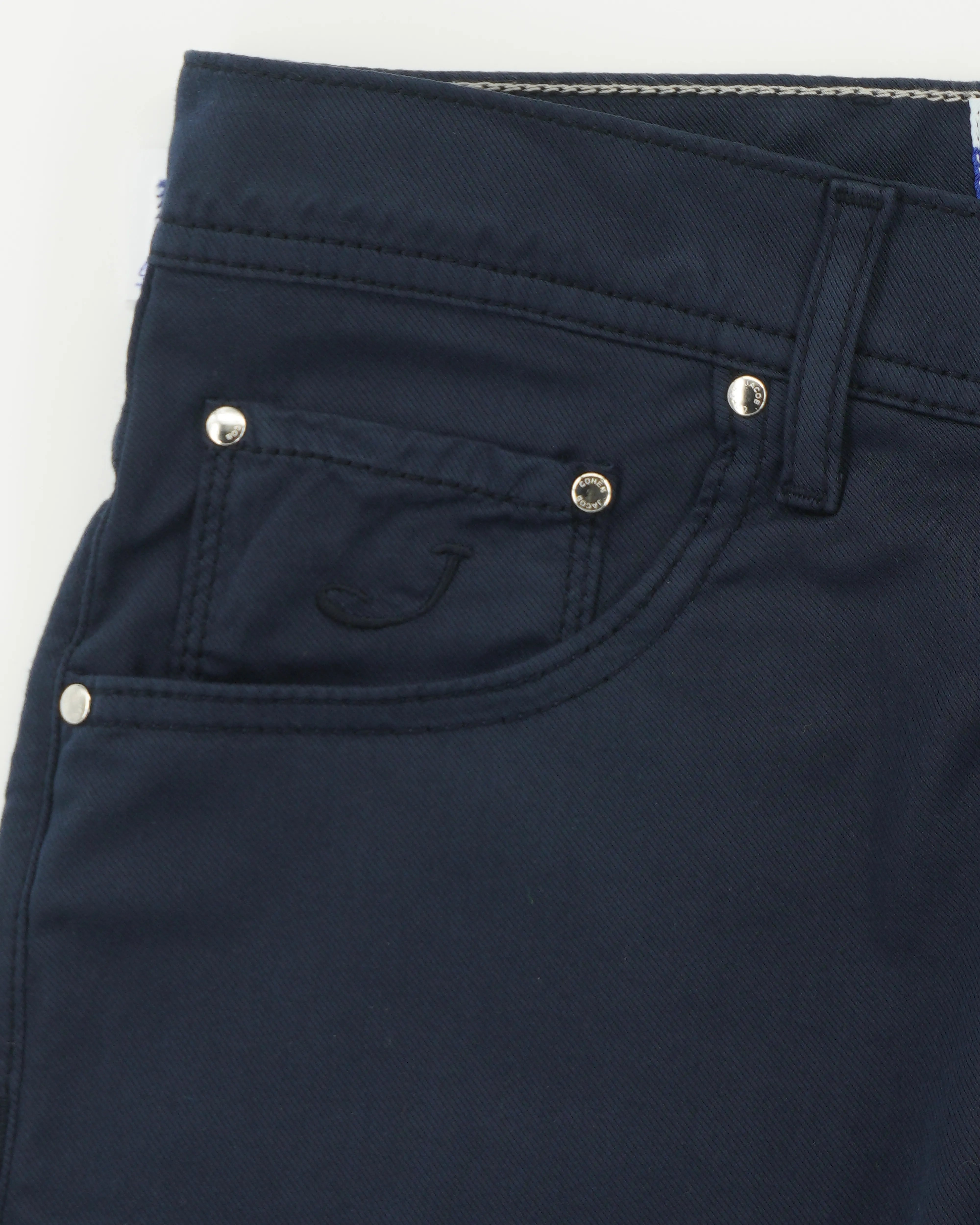 Jacob Cohen Shorts Nicolas Garment Dyed Navy
