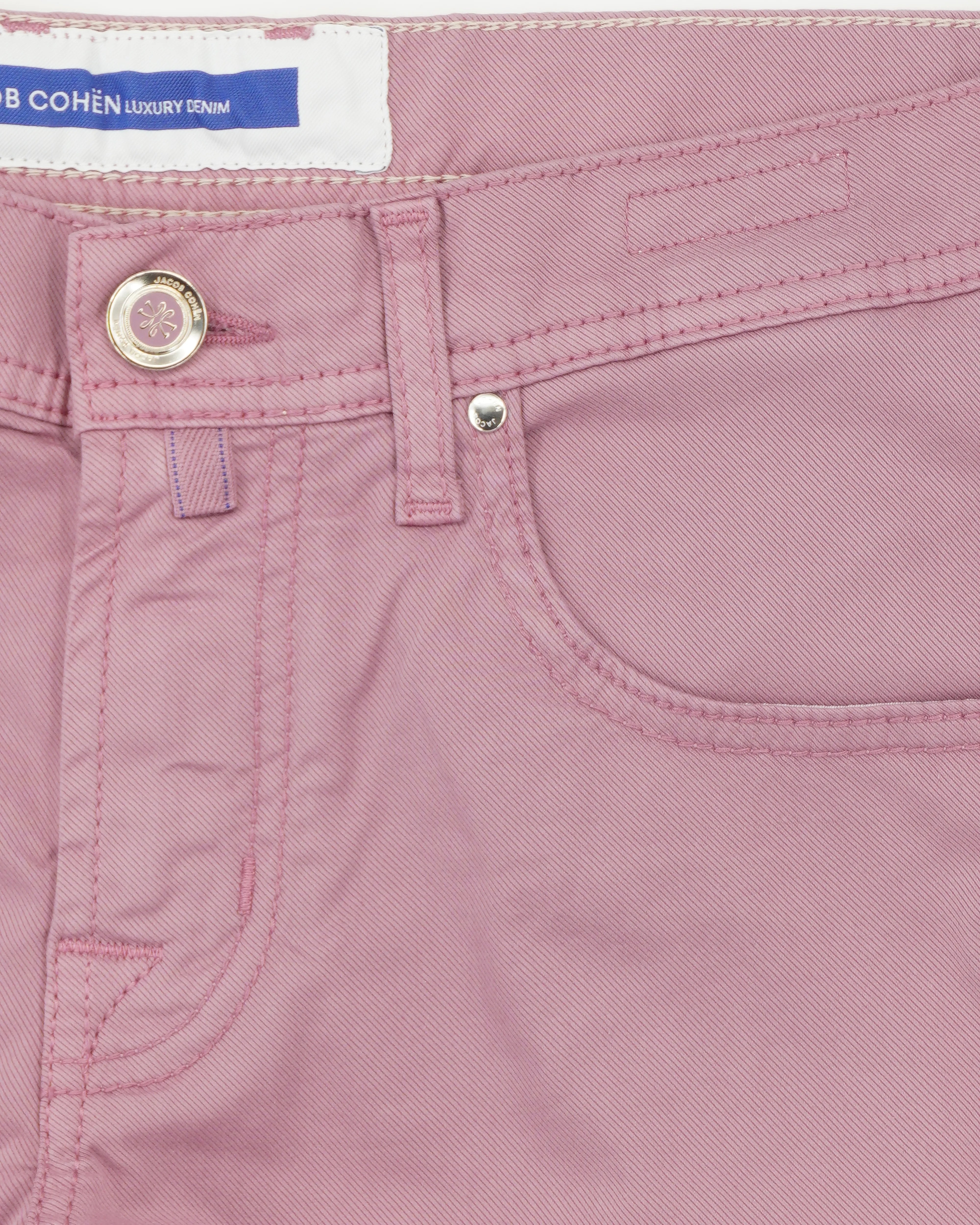 Jacob Cohen Shorts Nicolas Garment Dyed Washed Pink
