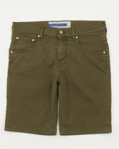 Jacob Cohen Shorts Nicolas Garment Dyed Green