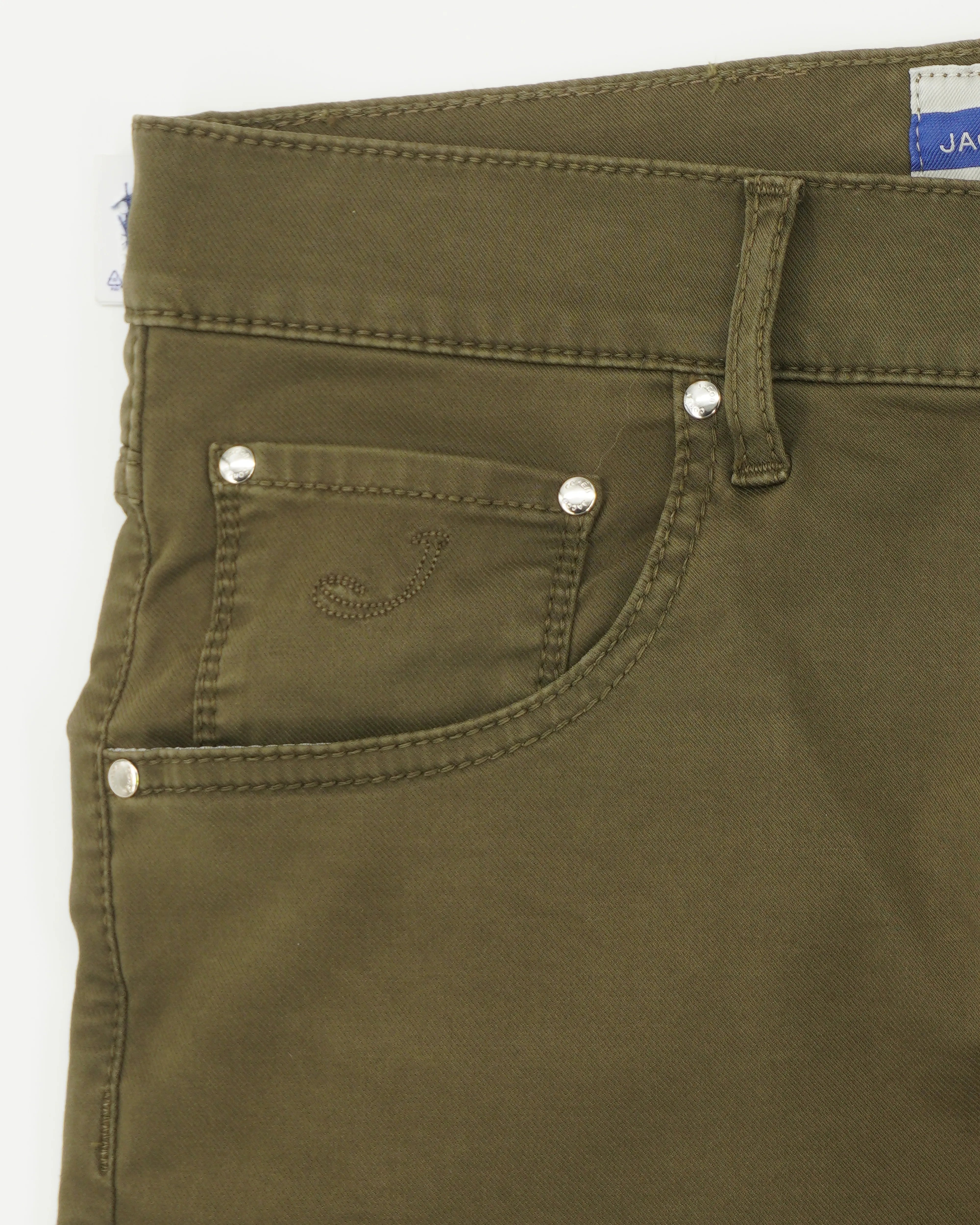 Jacob Cohen Shorts Nicolas Garment Dyed Green