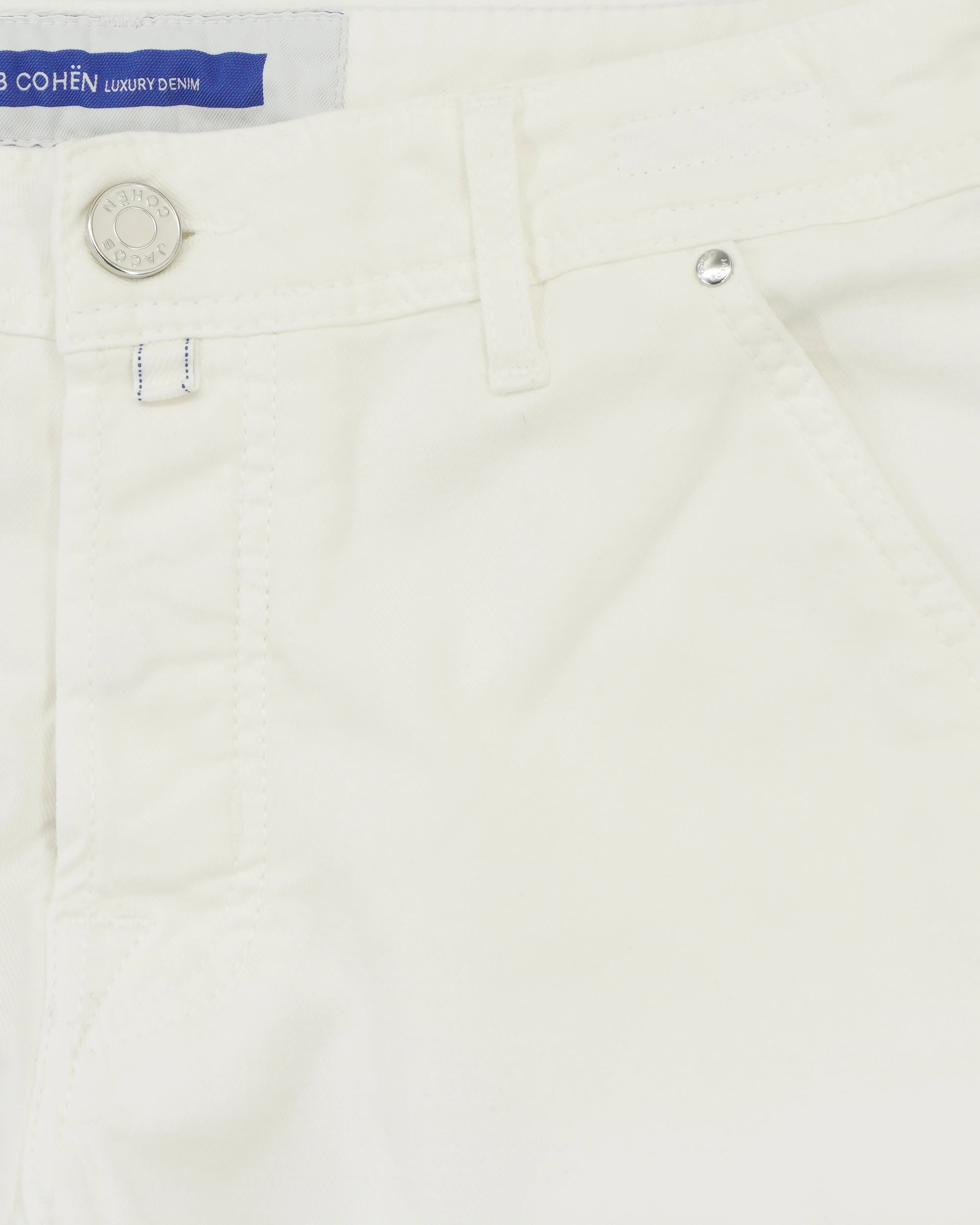 Jacob Cohen Shorts Lou Linen Chevron White