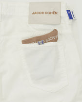 Jacob Cohen Shorts Lou Linen Chevron White