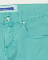 Jacob Cohen Shorts Nicolas Garment Dyed Turquoise