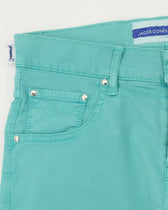 Jacob Cohen Shorts Nicolas Garment Dyed Turquoise