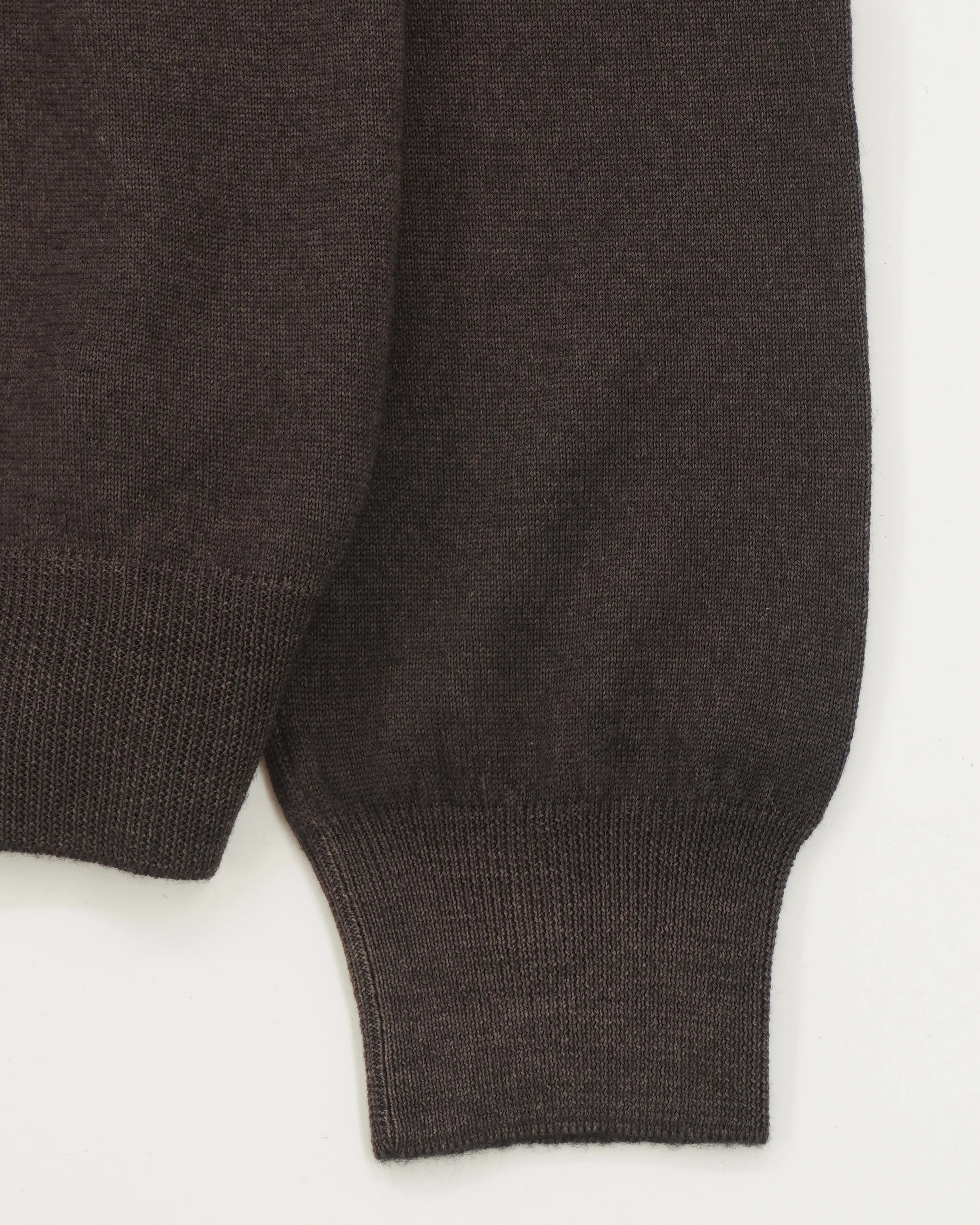Gran Sasso Full Zip Pure Merino Brown