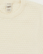 GRP Pullover Spotknit Pure Merino Cream