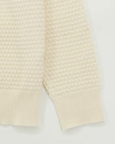 GRP Pullover Spotknit Pure Merino Cream