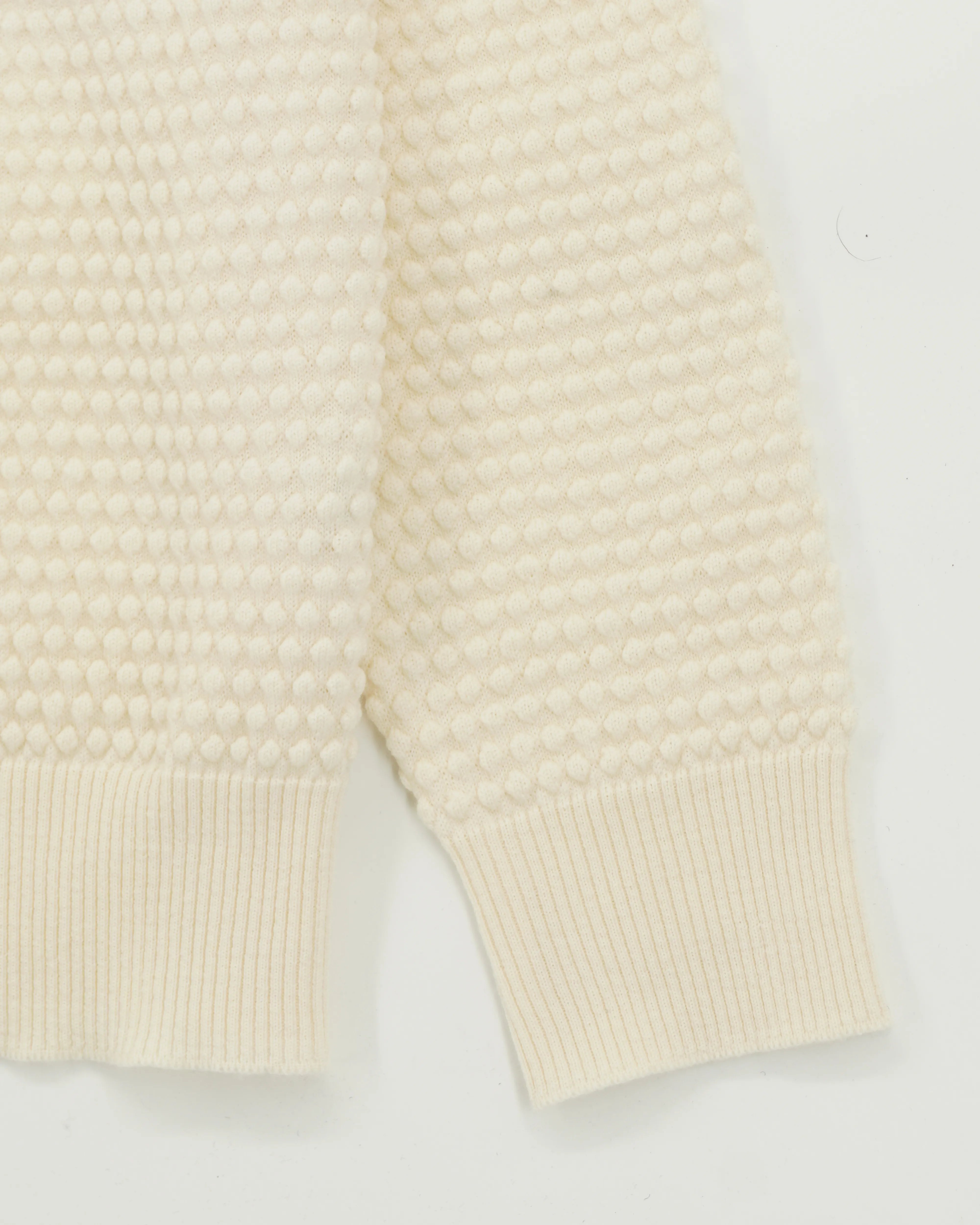 GRP Pullover Spotknit Pure Merino Cream