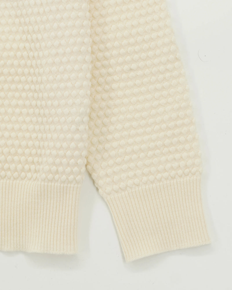 GRP Pullover Spotknit Pure Merino Cream