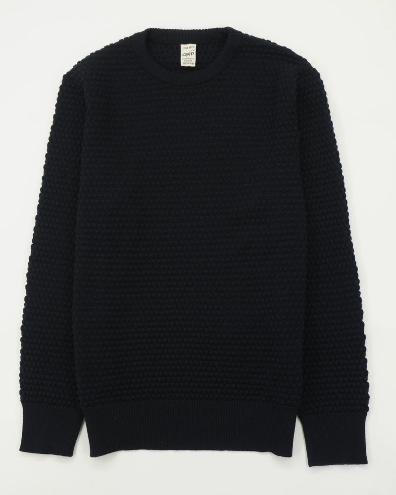 GRP Pullover Spotknit Pure Merino Navy
