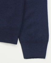 Gran Sasso Pullover V-neck Garment Dyed Navy