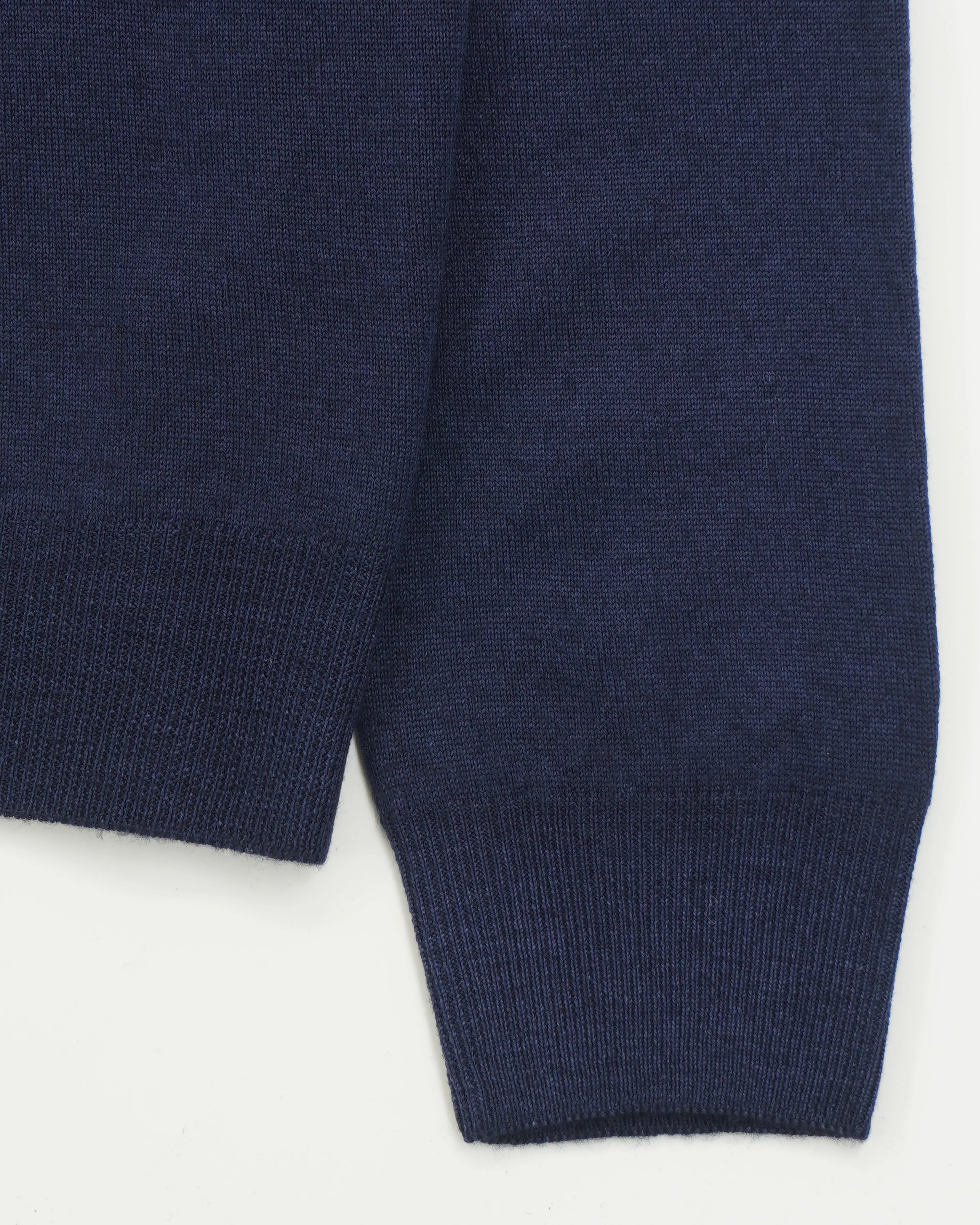 Gran Sasso Pullover V-neck Garment Dyed Navy
